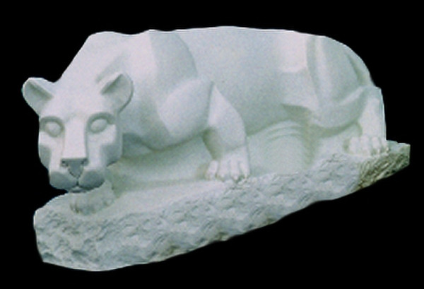Nittany Lion Mascot Shrine Sculpture Replica Faux Granite